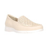Mocasín Pitillos 20102 en crema para mujer