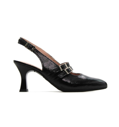 Zapatos de tacón Pitillos 10527 en negro para mujer