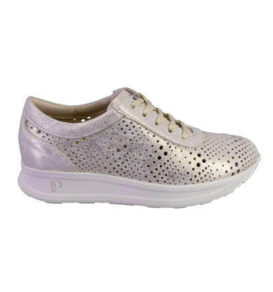 Zapatillas deportivas Pitillos 10410 en oro para mujer