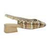 Bailarinas destalonadas Carmela 162185 en beige