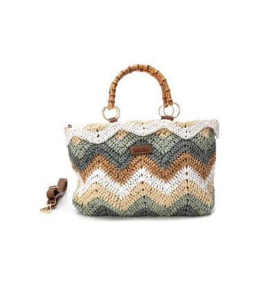Bolso de rafia Carmela 186159 en aqua para mujer