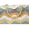 Bolso de rafia Carmela 186159 en aqua para mujer