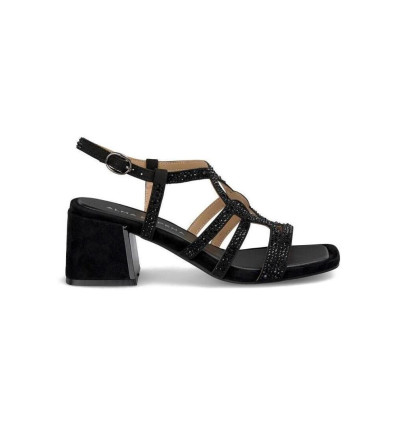 Sandalias con tacón cuadrado Alma en Pena V2550940 en negro para mujer