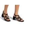Sandalias con tacón cuadrado Alma en Pena V2550940 en negro para mujer