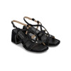 Sandalias con tacón cuadrado Alma en Pena V2550940 en negro para mujer