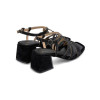 Sandalias con tacón cuadrado Alma en Pena V2550940 en negro para mujer