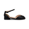 Bailarinas abiertas Alma en pena V2550401 en negro para mujer