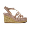 Sandalia con cuña Alma en Pena V2551292 en rosa para mujer