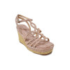 Sandalia con cuña Alma en Pena V2551292 en rosa para mujer