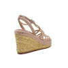Sandalia con cuña Alma en Pena V2551292 en rosa para mujer