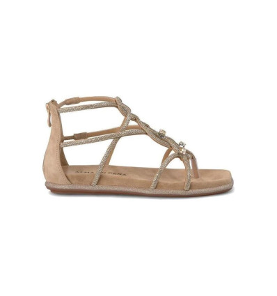 Sandalias planas Alma en Pena V2551604 en sand para mujer