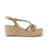 Sandalias con cuña Alma en Pena V2551455 en sand para mujer