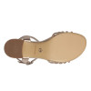 Sandalias con tacón Tamaris 1-28248-44-586 en oro rosa para mujer
