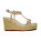 Sandalias con cuña Alma en pena V2551262 en oro para mujer