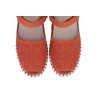 Sandalias planas Walk & Fly Emma LC-10001 A5 en rojo para mujer
