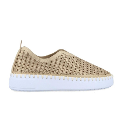 Zapatillas deportivas Walk & Fly Greta AD-9938 A5 en oro para mujer