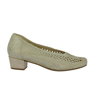 Zapatos de tacón Doctor Cutillas 81254 en platino para mujer