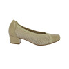 Zapatos de tacón bajo Doctor Cutillas 81247 en platino