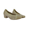 Zapatos de tacón bajo Doctor Cutillas 81247 en platino