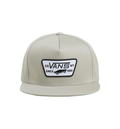 Gorra de béisbol  Vans con parche completo en gris