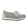 Mocasines Doctor Cutillas 82561 en plata para mujer