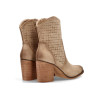 Botines de verano Etika 31121 ELAFONISI 01 en taupe para mujer