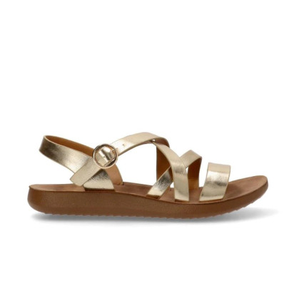 Sandalias planas ARMONY 10129 DERAWAN 02 en oro
