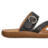 Sandalias planas Etika Katsiki 02 en negro para mujer