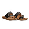 Sandalias planas Etika Katsiki 02 en negro para mujer