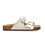 Sandalias bio Etika 10015 Arenal en oro para mujer