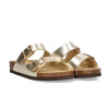 Sandalias bio Etika 10015 Arenal en oro para mujer