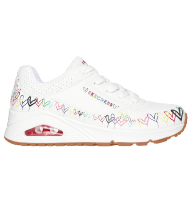 Zapatillas Skechers 177917 JGoldcrown: Uno - Love All Around en blanco