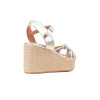 Sandalias con cuña Popa Tampa en Plata y Oro para mujer