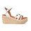 Sandalias con cuña Popa Albany Cuerda en blanco para mujer
