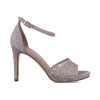 Sandalias de tacón alto Menbur AUXO 23166 en rosa para mujer
