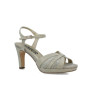 Sandalias Menbur 25683 en oro para mujer