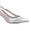 Zapatos de salón destalonado Menbur DIANA 24407 en plata mujer