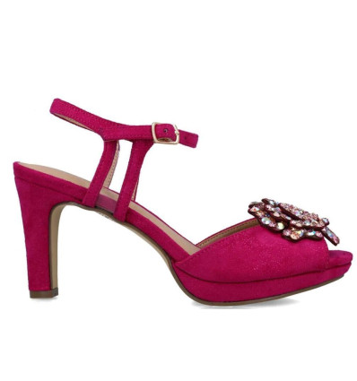 Sandalias de tacón Menbur PUPPIS 23852 en buganvilla