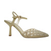 Zapatos de tacón destalonado Menbur 26184 en oro