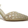 Zapatos de tacón destalonado Menbur 26184 en oro