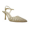 Zapatos de tacón destalonado Menbur 26184 en oro