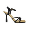 Sandalias de tacón alto Menbur 26230 en negro para mujer