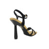 Sandalias de tacón alto Menbur 26230 en negro para mujer