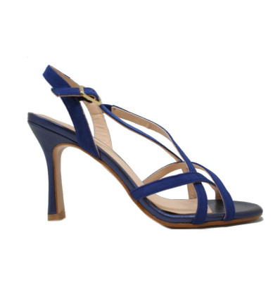 Sandalias de fiesta Joni 28124 en azul marino para mujer