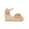 Alpargatas Alhamas Amapola 06900TL5A en color oro para mujer