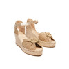 Alpargatas Alhamas Amapola 06900TL5A en color oro para mujer