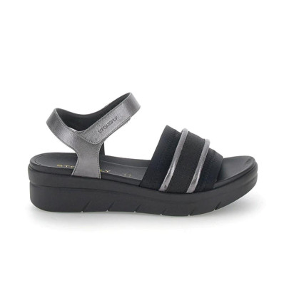 Sandalias Stonefly AQUA III en negro para mujer