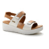 Sandalias planas Stonefly AQUA III 20 en blanco para mujer