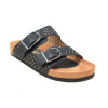 Sandalias planas Stonefly SIBIL W4 en negro para mujer
