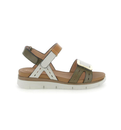 Sandalias planas Stonefly Elody 24 en verde para mujer